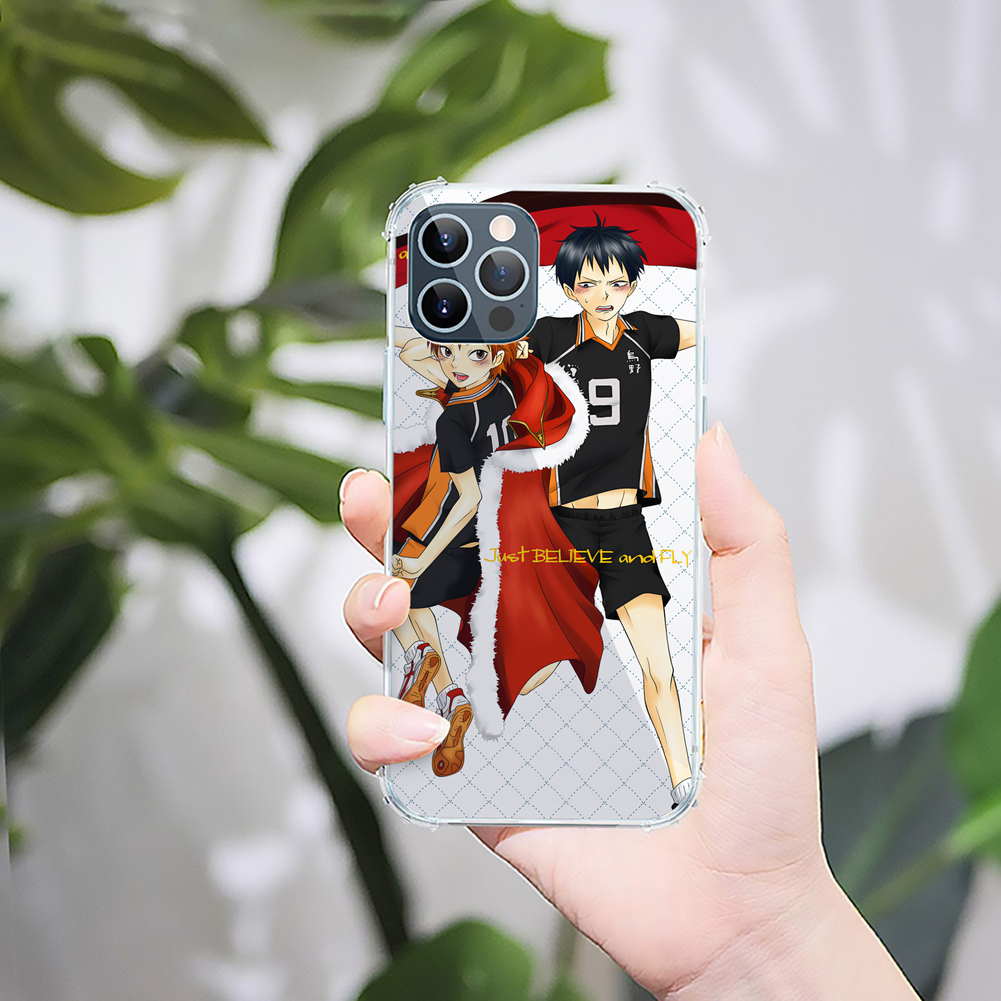 （画像用） ハイキュー!! Haikyu!! 【iPhone 12シリーズ対応】透明スマホケース（クリアソフトケース）